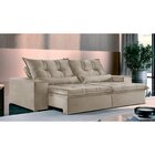 Sofá 5 Lugares Retrátil E Reclinável Galícia Veludo Com Molas