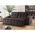 Sofá 5 Lugares Retrátil E Reclinável Martins M-122 Veludo Mar