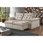 Sofá 5 Lugares Retrátil E Reclinável Martins M-147 Veludo Cre