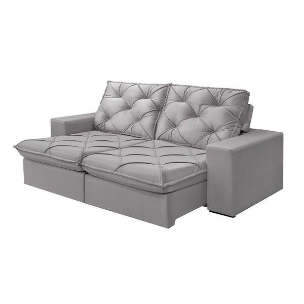 Sofá 5 Lugares Retrátil E Reclinável Martins M-176 Veludo Cin