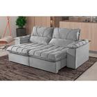 Sofá 5 Lugares Retrátil E Reclinável Martins M-178 Veludo Cin