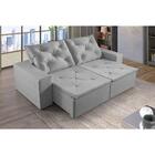 Sofá 5 Lugares Retrátil E Reclinável Martins M-181 Veludo Cin