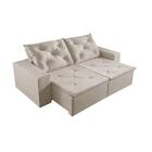 Sofá 5 Lugares Retrátil E Reclinável Martins M-181 Veludo Cre