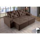 Sofá 5 Lugares Retrátil E Reclinável Martins M-181 Veludo Mar