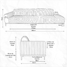 Sofá 5 Lugares Sala De Estar 300cm Molino Terminal Esquerdo P