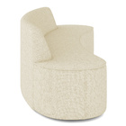 Sofá 5 Lugares Sala De Estar Cancún D02 Linho Bege 300 Cm D-4