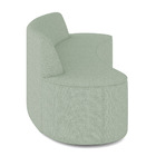 Sofá 5 Lugares Sala De Estar Cancún D02 Linho Verde 300 Cm D-