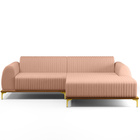 Sofá 6 Lugares Com Chaise Direito Para Sala De Estar Molino 3