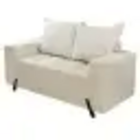 Sofá 8100 2 Lugares Em Veludo Com Almofadas Soltas 155cm Boar