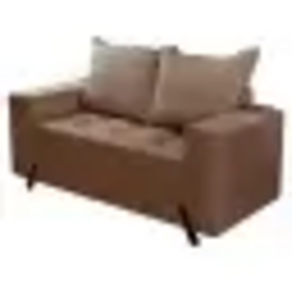 Sofá 8100 2 Lugares Em Veludo Com Almofadas Soltas 155cm Boar