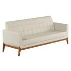 Sofá  3 Lugares Brooks Linho Areia 230 Cm