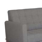 Sofá  3 Lugares Brooks Linho Cimento 180 Cm