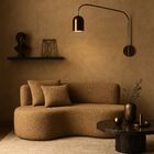 Sofá  Decorativo Curvo Orgânico Nature Gaia Boucle - Montanar