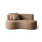 Sofá  Decorativo Curvo Orgânico Nature Gaia Boucle - Montanar