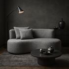 Sofá  Decorativo Curvo Orgânico Nature Gaia Boucle - Montanar