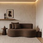 Sofá  Decorativo Curvo Orgânico Nature Gaia Boucle - Montanar