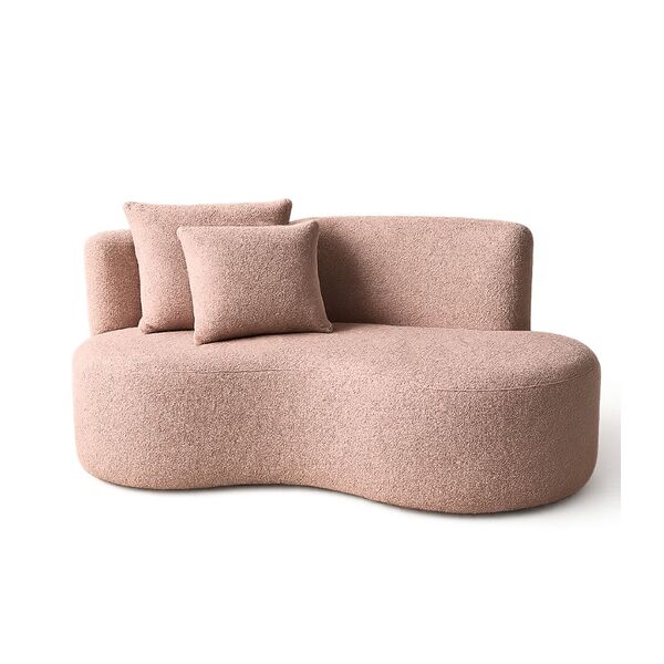 Sofá  Decorativo Curvo Orgânico Nature Gaia Boucle - Montanar