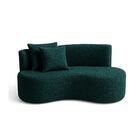 Sofá  Decorativo Curvo Orgânico Nature Gaia Boucle - Montanar