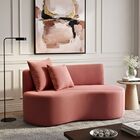 Sofá  Decorativo Curvo Orgânico Nature Gaia Suede - Montanari