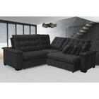 Sofá  Manchester 2.63mx2.63m De Canto, Retrátil E Reclinável