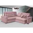 Sofá  Manchester 2.63mx2.63m De Canto, Retrátil E Reclinável