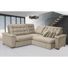 Sofá  Manchester 2.63mx2.63m De Canto, Retrátil E Reclinável