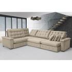 Sofá  Manchester 2.63mx3.83m De Canto, Retrátil E Reclinável