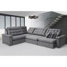 Sofá  Manchester 2.63mx3.83m De Canto, Retrátil E Reclinável