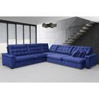 Sofá  Manchester 3.83mx3.83m De Canto, Retrátil E Reclinável