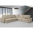 Sofá  Manchester 3.83mx3.83m De Canto, Retrátil E Reclinável