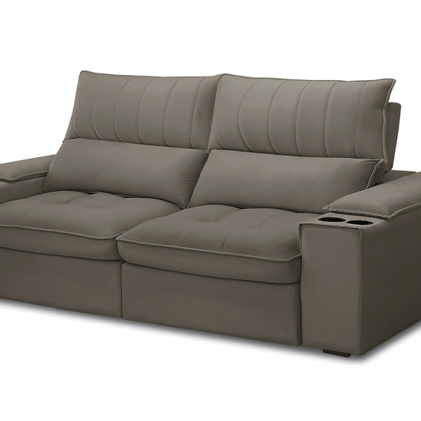 Sofá  Retrátil Reclinável  3 Lugares 2 30 Bariloche Ferguile