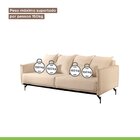 Sofá Acacia 4 Lugares Mm Top 220cm Molas Bonel Bege