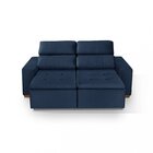 Sofá Alabama 3 Lugares Retrátil Reclinável 1,95m Mola Bonnel