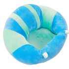 Sofá Almofada Poltrona Pelúcia Azul Baby