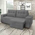 Sofá Amarok 3 Lugares - Mobisul - Cinza