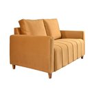 Sofá Amelie 2 Lugares Em Veludo Yescasa Amarelo