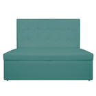 Sofá Anabela Suede Azul Tiffany - Doce Sonho Móveis