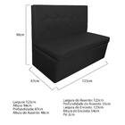 Sofá Anabela Suede Preto - Amarena Móveis