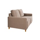 Sofá Angela 2 Lugares Em Suede Yescasa   Castor