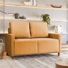 Sofá Angela 2 Lugares Em Veludo Yescasa Amarelo