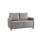 Sofá Angela 2 Lugares Em Veludo Yescasa Cinza