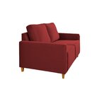 Sofá Angela 2 Lugares Em Veludo Yescasa Vermelho