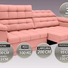 Sofá Apollo 2,00m Assento Retrátil E Reclinável Velosuede Ros