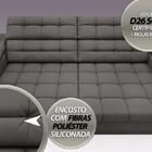 Sofá Apollo 2,00m Retrátil E Reclinável Velosuede Cinza - Net