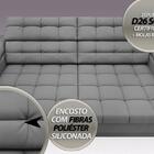 Sofá Apollo 2,00m Retrátil E Reclinável Velosuede Grafite - N