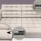 Sofá Apollo 2,30m Retrátil E Reclinável Velosuede Areia - Net