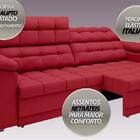 Sofá Apollo 2,50m Assento Retrátil E Reclinável Velosuede Ver