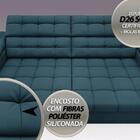 Sofá Apollo 2,50m Retrátil E Reclinável Velosuede Royal - Net