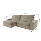 Sofá Apollo Veludo 02 Módulos 100 Cm B25cm Meu Sofá Online