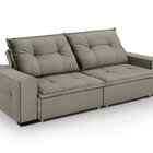 Sofá Aquarius - Retrátil / Reclinável 200 Cm- Veludo Castor